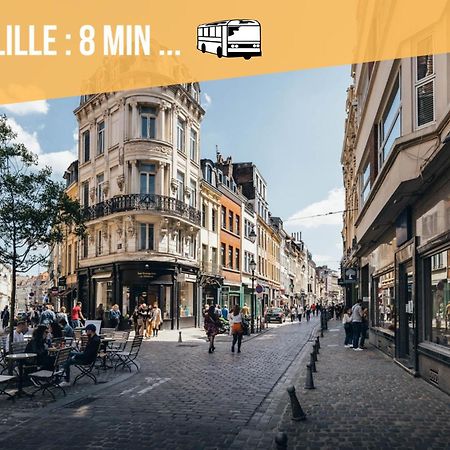 Le Design *Vieux Lille*Parking Gratuit*Fibre Apartment La Madeleine  Bagian luar foto