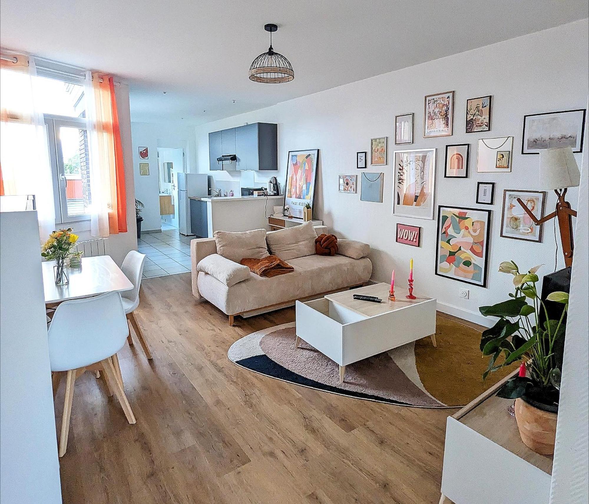 Le Design *Vieux Lille*Parking Gratuit*Fibre Apartment La Madeleine  Bagian luar foto