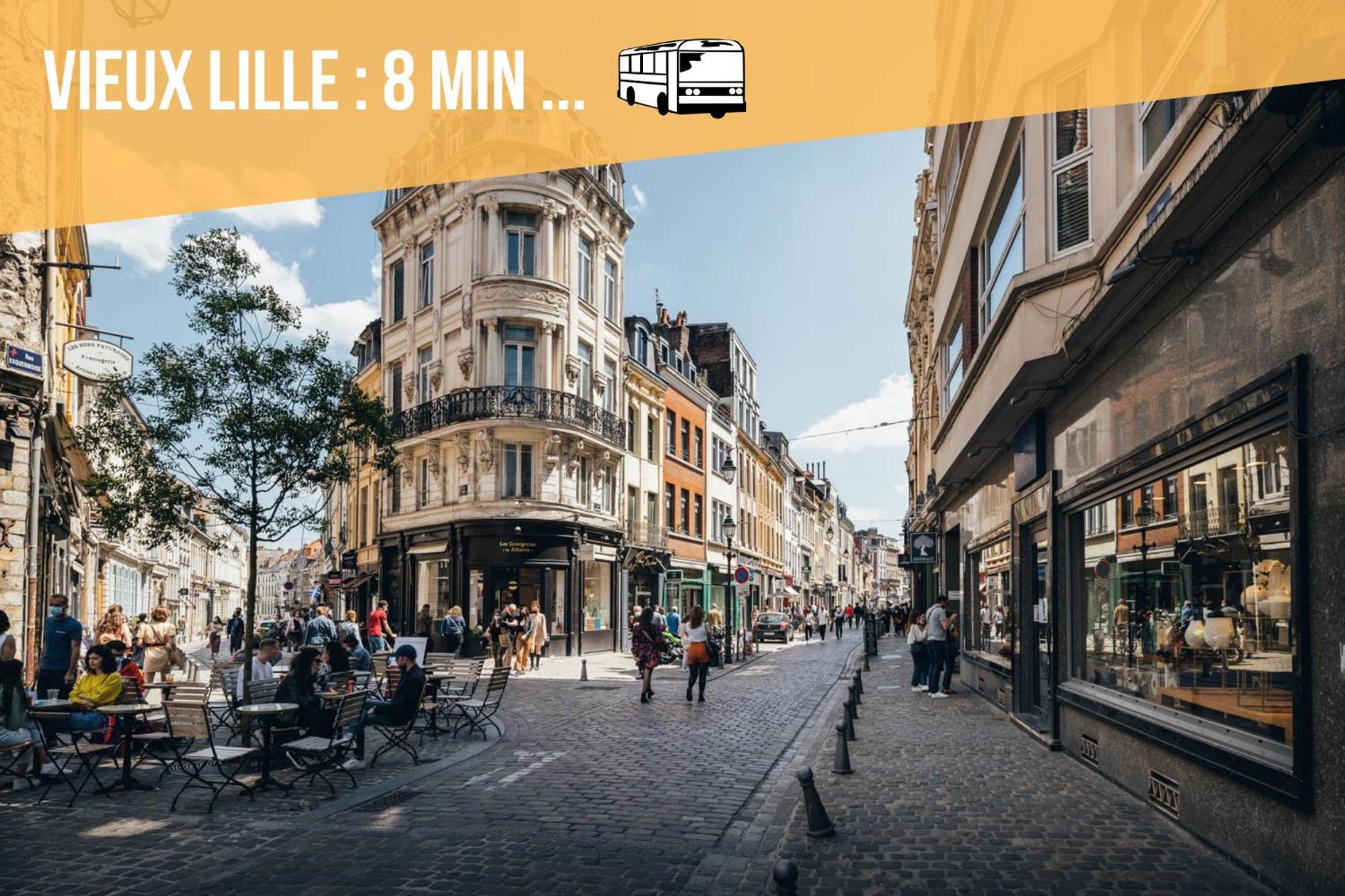 Le Design *Vieux Lille*Parking Gratuit*Fibre Apartment La Madeleine  Bagian luar foto
